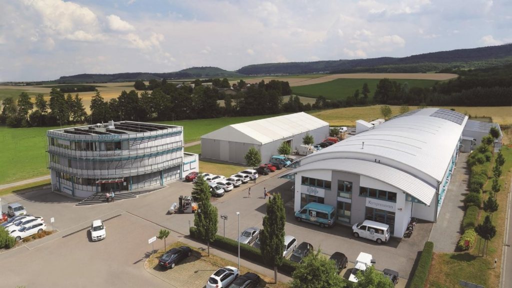 Sicht aus Vogelperspektive auf die Firma Renner GmbH